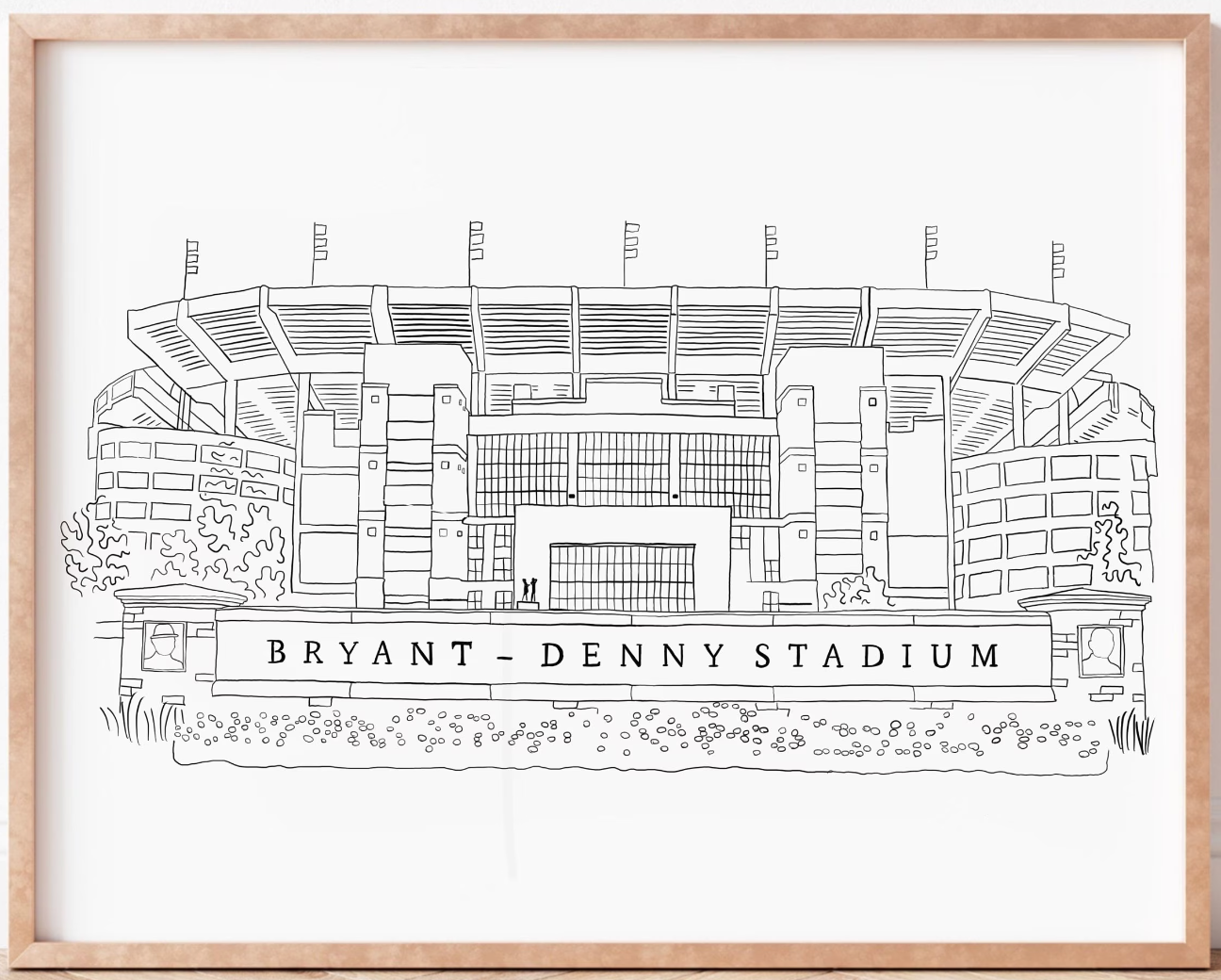 Bryant-Denny Stadium Print [Digital Download]