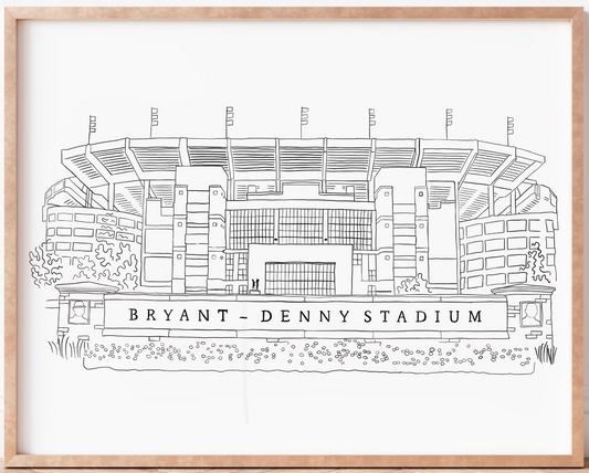 Bryant-Denny Stadium Print [Digital Download]