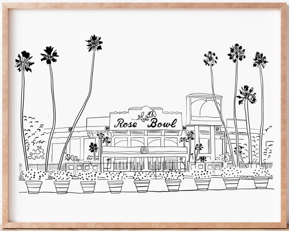 Rose Bowl Stadium Print [Digital Download]