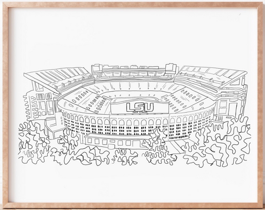 Tiger Stadium Print [Digital Download]