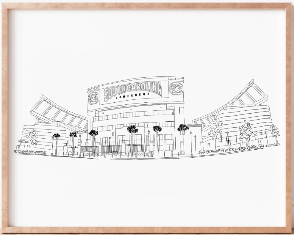 Williams-Brice Stadium Print [Digital Download]