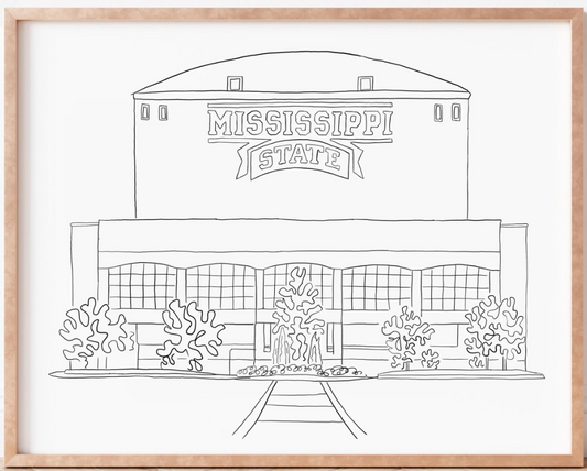 Davis Wade Stadium Print [Digital Download]