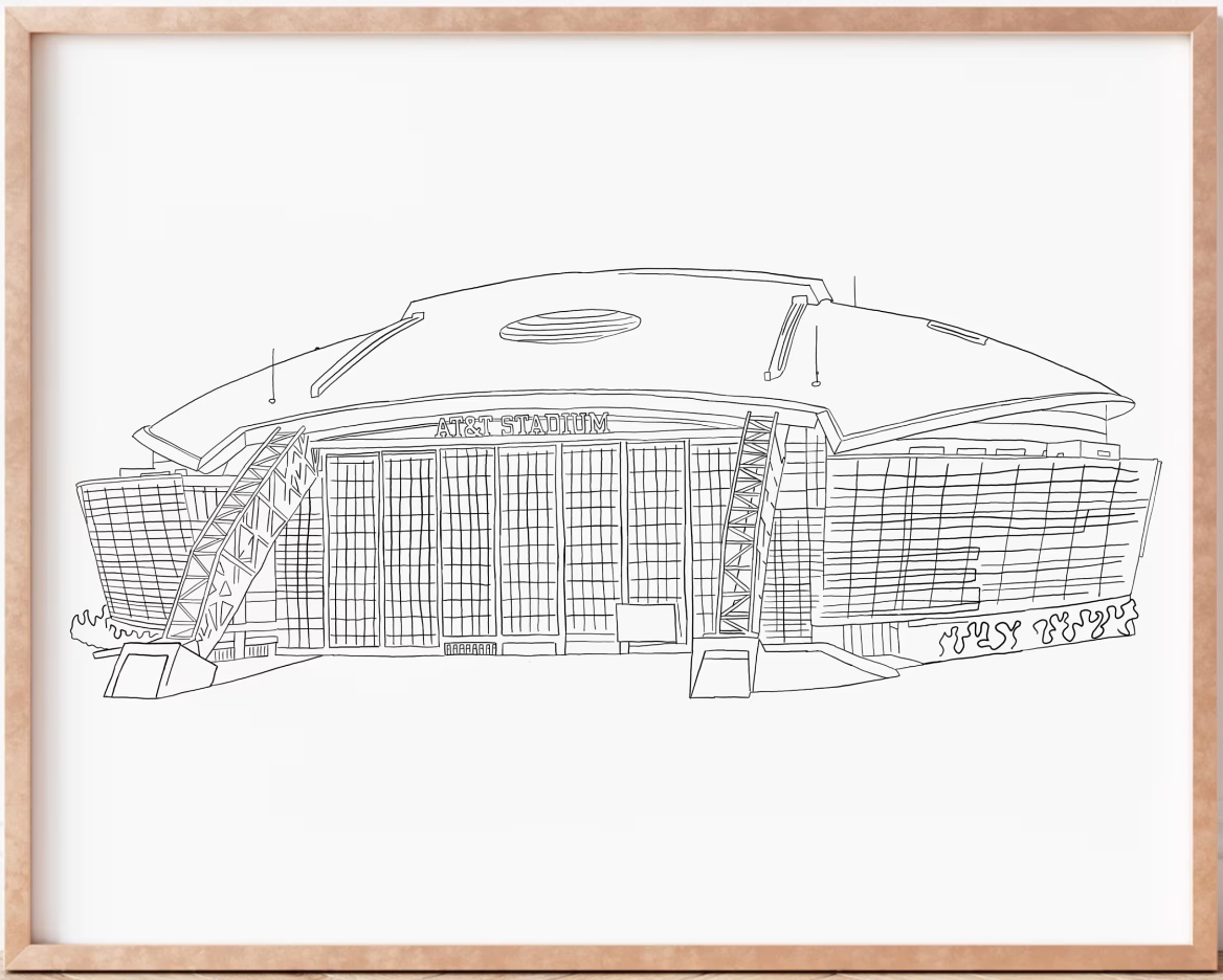 AT&T Stadium Print [Digital Download] – Written By Bayly