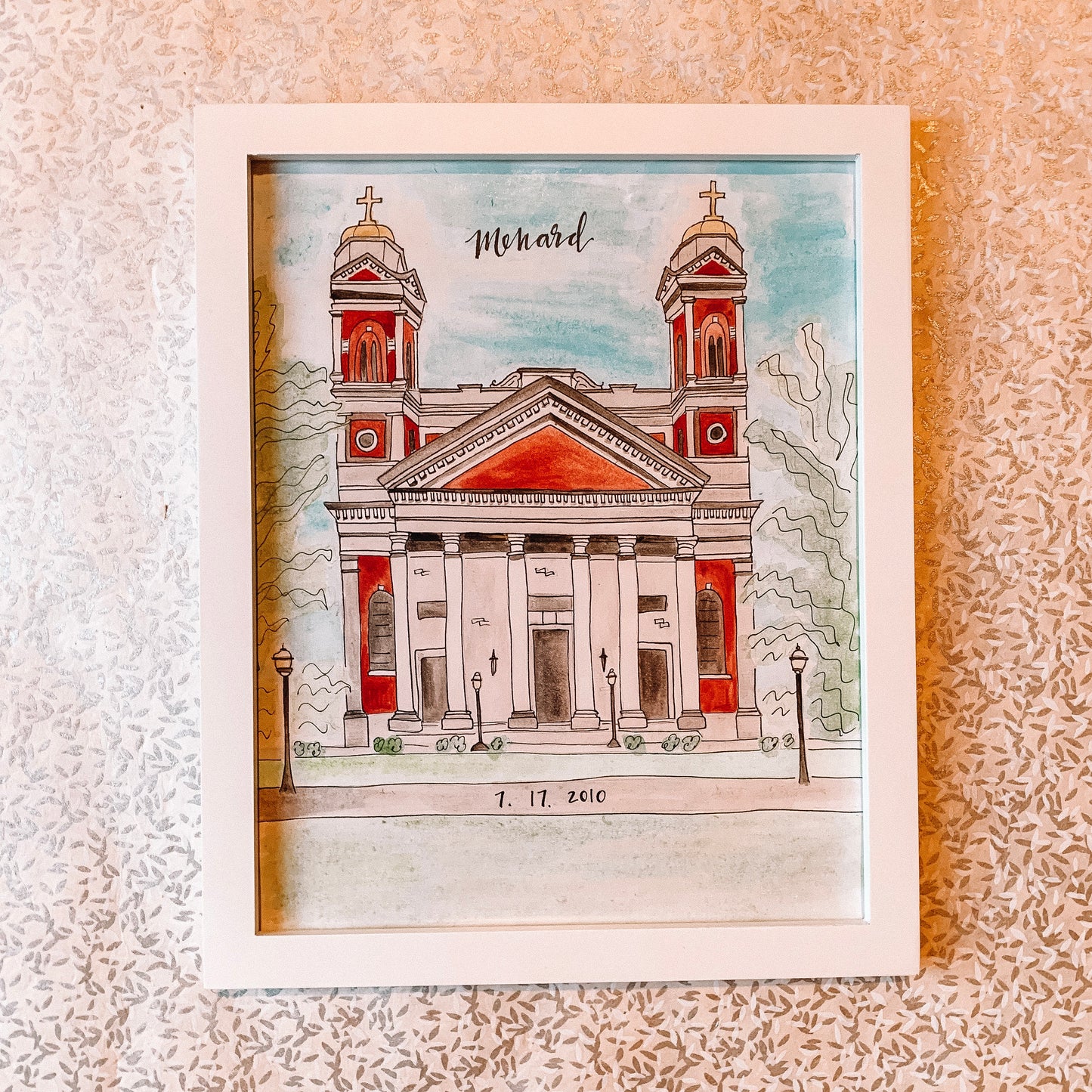 Custom Watercolor Venue Painting